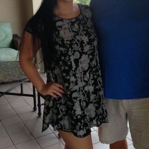 Babydoll Floral Print Dress